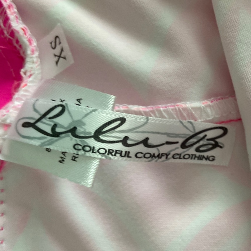 Lulu-B Geometric Pink Skort-Excellent condition - Picture 4 of 12